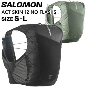 SALOMON �T������ �g������ �o�b�N�p�b�N 12L �����b�N �g���C�� �U�b�N ACT SKIN 12 NO FLASKS ACTIVE SKIN 12���b�g�� �A�N�e�B�u�X�L�� �m�[�t���X�N �g���C�������j���O LC2205700 LC2205900�y����z���s��
