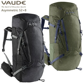 VAUDE ファウデ リュック Asymmetric 52L+8L アシメトリック 52リットル+8リットル 登山 トレッキング 14422【沖縄配送不可】【キャンセル返品交換不可】