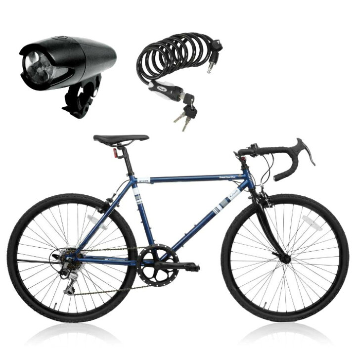 楽天市場】自転車 グラベルロード KYUZO 26インチ シマノ SHIMANO 7段  