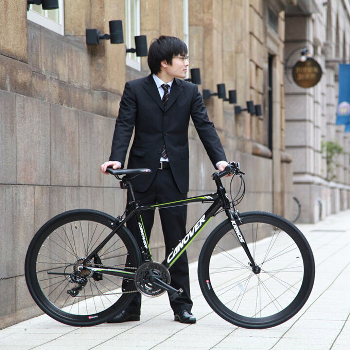 楽天市場】クロスバイク 700C 21段 変速 付き 自転車 本体 CANOVER 