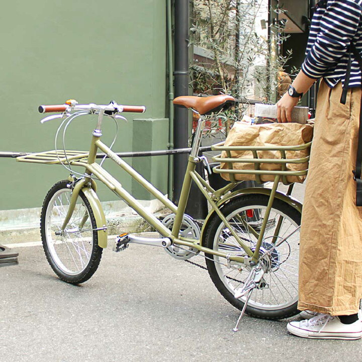 楽天市場】カーゴバイク シティサイクル 20インチ 6段 変速 付き 