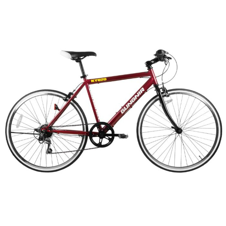 楽天市場】自転車 クロスバイク 26インチ シマノ 6段変速 軽量 本体 