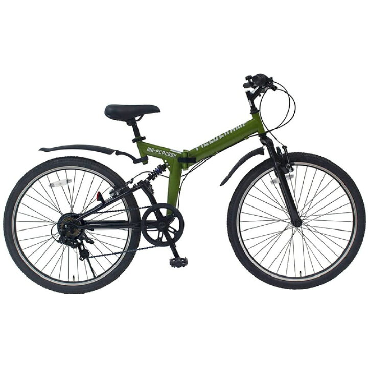 楽天市場】自転車 マウンテンバイク MTB 26インチ 折りたたみ 6段変速 