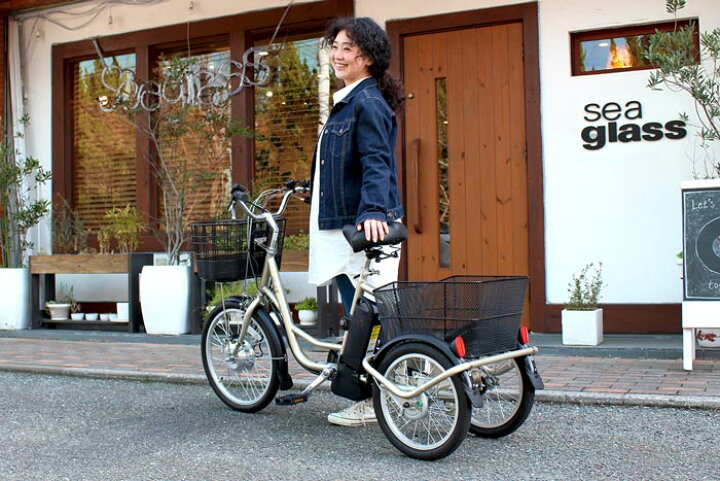 楽天市場】電動アシスト自転車 三輪自転車 20インチ 16インチ D アシ 