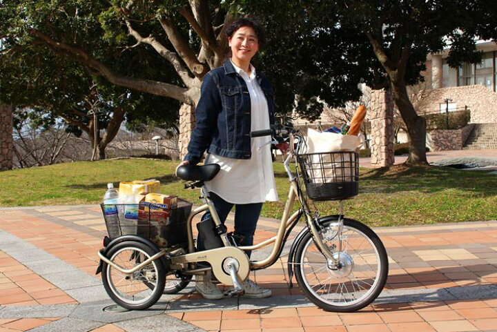 楽天市場】電動アシスト自転車 三輪自転車 20インチ 16インチ D アシ 