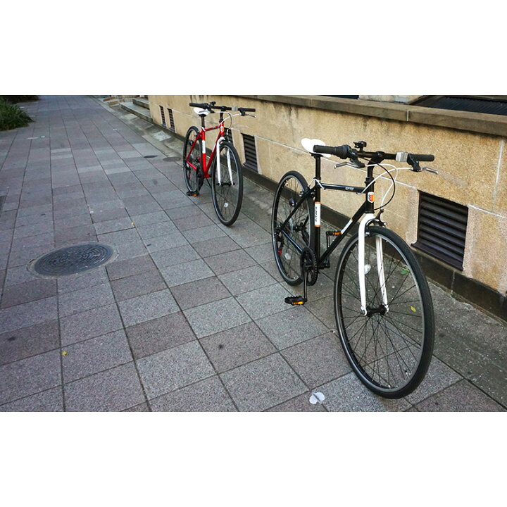 楽天市場】クロスバイク 700C 自転車 SHIMANO 6段変速 SURFACE シマノ 