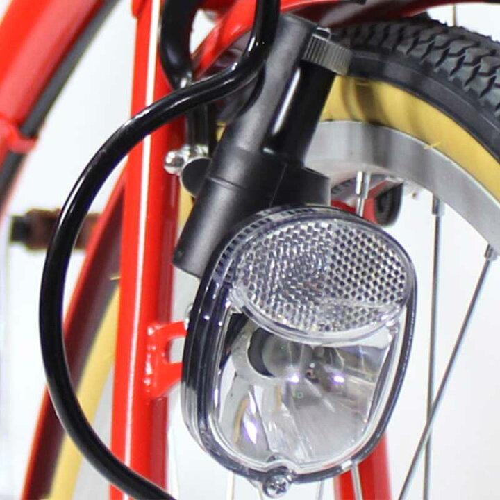 楽天市場】シティサイクル 26インチ 自転車 ママチャリ ライト カギ 