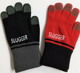 【普通郵便発送】スラッガー　ニット手袋　SW-24　（防寒用）（両手）（大人用）　すべり止め加工付※2枚まで普通郵便で発送します（代引不可）