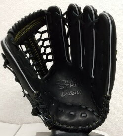 アシックス　3121A648　ゴールドステージ　ブラック（右投用）（外野手用）（硬式用）【送料無料】