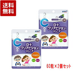 ロート クリアビジョン ジュニア ブルーベリー味 60粒×2個セット