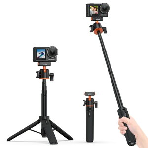 VRIG DJI Osmo Action 5Pro 4 3�p �O�r 55cm �N�C�b�N�����[�X�}�E���g ���B��_ ���O�r 360�x��] �{�[���_�� �����^�ѕ֗� Vlog �莝���B�e �~�j�O�r �������b�h �܂肽���� Osmo Action 5 Pro�AOsmo Action 4