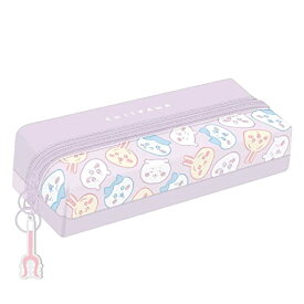 カミオジャパン(Kamiojapan) ちいかわ 2ルームペンケース フェイス [011204] パープル