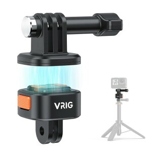 VRIG �N�C�b�N�����[�X�}�E���g ���C�A�_�v�^�[ Gopro�p�A�N�Z�T���[ �O�r�p �}�O�l�b�g�� �f������t �A�N�V�����J�����}�E���g �}�E���g�A�_�v�^�[ �~�j�O�r Hero 13/12/11/10/DJI Osmo Action 5Pro/4/3/