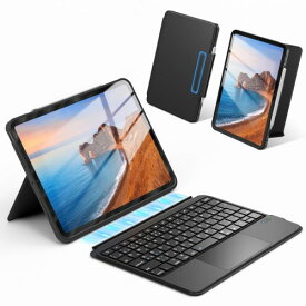 最新型Omikamo iPad A16 第11世代/10世代 キーボード ケース 標準JIS日本語配列 iPad air 11インチ ケース キーボード M3/M2対応 超高精度タッチパッド搭載 ipad pro 11インチ 第4/3/2/1世代 ipad air 第5/4世代 10.9インチ対応 ペン収納可 横/縦置き 着脱式 Type-C充電式 パ