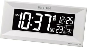 ���Y�����v �d�g �ڊo�܂� ���v �f�W�^�� Iroria M �C�����AM �O���f�[�V���� LED 365�F �\�� �� RHYTHM 8RZ196SR03