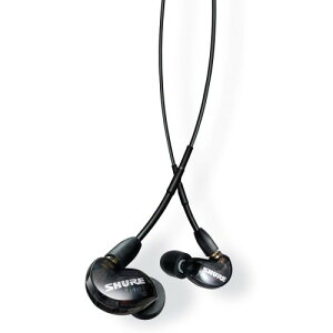 SHURE �V���A �C���z�� AONIC 215 �L�� �}�C�N�t�� SE215DYBK+UNI-A �g�����X���[�Z���g�u���b�N ���Չ��� �Q�[�� �Q�[�~���O �J�i���^ ���C�����X�ϊ���(�ʔ�) MMCX ���P�[�u�� �v���d�l �z�M ���y �I