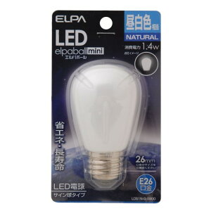 �G���p (ELPA) LED�d���T�C���� E26 �����F���� �����p LDS1N-G-G900
