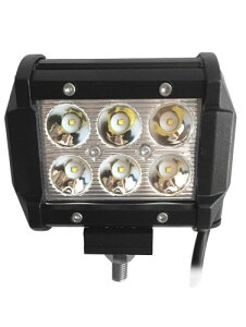 �J�V����(Kashimura) LED���[�N���C�g �~�j�p 6�� 18W LED6�� ���F 16W 14400lm 6000K �m�C�Y�΍� IP67 DC12/24V NML-11