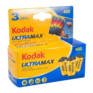Kodak �J���[�l�K�t�B���� ULTRAMAX 400 35mm 24���B 3�{�Z�b�g 6034052