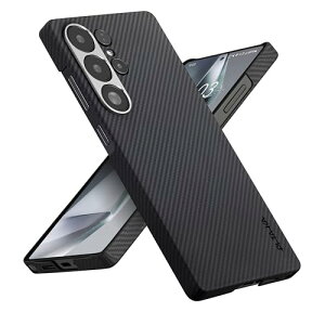 �uPITAKA�vGalaxy S25 Ultra �P�[�X MagSafe�Ή� �A���~�h�@�ې� �����ȃJ�[�{���� ���� ���y�� �ϏՌ� �~�j�}���X�g �V���v�� �f�U�C�� ���C�����X�[�d �Ή� �J�o�[ ��/�O���[�c�C����