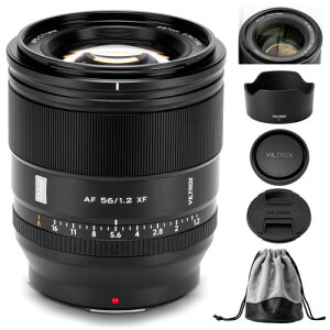 VILTROX 56mm F1.2 Pro XF�}�E���g�����Y�i�x�m�p�j�A56mm f/1.2 XF APS-C�I�[�g�t�H�[�J�X����a�����Y�i�x�m�t�C���� �x�mX�}�E���g X-A7 X-E4 X-H1�p�j