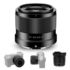 Viltrox 20mm F2.8 Z �J���������Y �t���T�C�Y�Ή� �L�p�I�[�g�t�H�[�J�X�����Y �j�R��Z�}�E���g�~���[���X�J���� Z5 Z6 Z7 Z6II Z7II Z9 �ɑΉ�