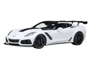 �I�[�g�A�[�g (AUTOart) 1/18 �V�{���[ �R���x�b�g (C7) ZR1 �z���C�g �����i