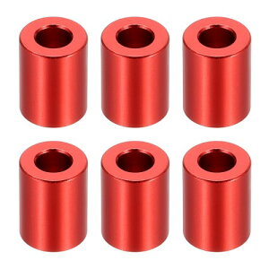 PATIKIL M6�A���~�X�y�[�T�[ 6�� �����X�y�[�T�[�A���~�j�E��6.2mm ID x 12mm OD x 16mm L �A���~�X�y�[�T�[�X�N�����[�X�^���h�I�t���E���h 1/4�܂���M6�X�N�����[�{���g�p �ԐF