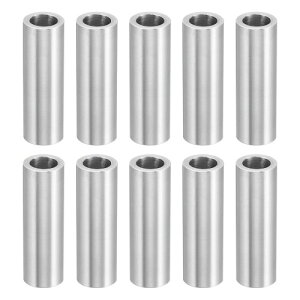 PATIKIL M8 �A���~�X�y�[�T�[ 10�� ���^���X�y�[�T�[ �A���~ 8.2mm ID x 12mm OD x 38mm L�A���~�j�E���X�y�[�T�[ �l�W�X�^���h�I�t���E���h 5/16 M8�l�W�{���g�p