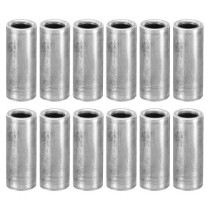 PATIKIL M6�X�`�[���X�y�[�T�[ 12�� ���^���X�y�[�T�[ �X�`�[��6mm ID x 10mm OD x 25mm L �Y�f�|�X�y�[�T�[�X�N�����[�X�^���h�I�t���E���h 1/4in�܂���M6�X�N�����[�{���g�p