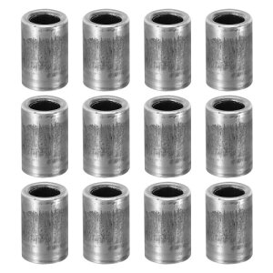 PATIKIL M6�X�`�[���X�y�[�T�[ 12�� ���^���X�y�[�T�[ �X�`�[��6mm ID x 10mm OD x 15mm L �Y�f�|�X�y�[�T�[�X�N�����[�X�^���h�I�t���E���h 1/4in�܂���M6�X�N�����[�{���g�p