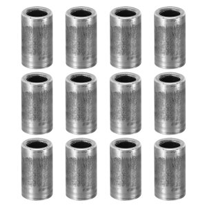 PATIKIL M6�X�`�[���X�y�[�T�[ 12�� ���^���X�y�[�T�[ �X�`�[��6mm ID x 10mm OD x 19mm L �Y�f�|�X�y�[�T�[�X�N�����[�X�^���h�I�t���E���h 1/4in�܂���M6�X�N�����[�{���g�p