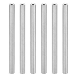 PATIKIL M3�A���~�X�y�[�T�[ 6�� ���^���X�y�[�T�[�A���~�j�E��3 mm ID x 6mm OD x 100mm L �X���b�h�X�y�[�T�[�X�N�����[�X�^���h�I�t���E���h RC�J�[ �h���[�� �}�U�[�{�[�h�p �V���o�[