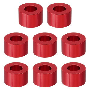 PATIKIL M8�A���~�j�E���X�y�[�T�[ 8�� �����X�y�[�T�[�A���~�j�E��8.2mm ID x 16mm OD x 10mm L�A���~�j�E���X�y�[�T�[�X�N�����[�X�^���h�I�t���E���h 1/3�C���`�܂���M8�X�N�����[�{���g�p �ԐF