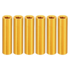 PATIKIL M3�A���~�X�y�[�T�[ 6�̃��^���X�y�[�T�[�A���~�j�E��3 mm ID x 5mm OD x 20mm L �X���b�h�X�y�[�T�[�X�N�����[�X�^���h�I�t���E���h RC�J�[ �h���[�� �}�U�[�{�[�h�p ��