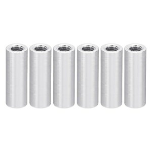 PATIKIL M3�A���~�X�y�[�T�[ 6�̃��^���X�y�[�T�[�A���~�j�E��3 mm ID x 5mm OD x 15mm L �X���b�h�X�y�[�T�[�X�N�����[�X�^���h�I�t���E���h RC�J�[ �h���[�� �}�U�[�{�[�h�p �V���o�[