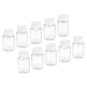 PATIKIL 30ml 1 Oz �L���{�g�� 30�� �ۑ��{�g�� �v���X�`�b�N���T���v���e�� �z�[�� ���{�p