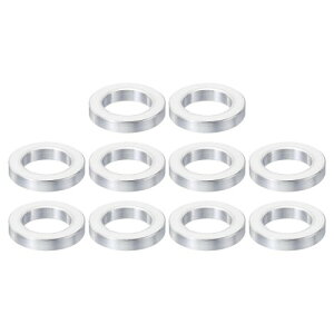 PATIKIL M10�A���~�X�y�[�T�[ 10���� ���^���X�y�[�T�[�A���~�j�E�� 10.2mm ID x 16mm OD x 3 mm L �A���~�X�y�[�T�[�X�N�����[�X�^���h�I�t���E���h 3/8 M10�X�N�����[�{���g�p