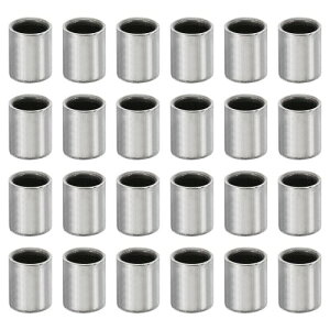 PATIKIL M6�X�`�[���X�y�[�T�[ 24�� �����X�y�[�T�[ �X�`�[��6.2mm ID x 8mm OD x 10mm L �J�[�{���X�`�[���X�y�[�T�[�X�N�����[�X�^���h�I�t���E���h 1/4�C���`�܂���M6�X�N�����[�{���g�p