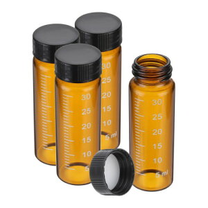 PATIKIL �����˂��L���b�v�t����30ml�̏����Ȓ��F�K���X�т�4�� �z�E�P�C�_�K���X���̕��x��t���T���v���{�g�� �ő̉t�̕����̕ۊǗp