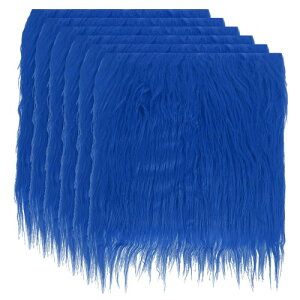 PATIKIL �ӂ�ӂ� �t�F�C�N�t�@�[���n�l�p�` 6�� 10 x 10 �ӂ�ӂ� �t�F�C�N�t�@�[ �p�b�` DIY ��|�p �l�H��|�t�@�[ �N���X�}�X �n���E�B���m�[���̂Ђ��p�u���[