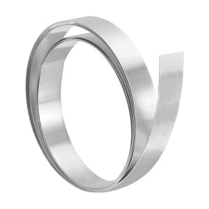 PATIKIL 1cm x 1M �X�e�����X�X�`�[�������[�� 2�Z�b�g 304 �X�e�����X�X�`�[���t���b�V���O���[�������p�V�[�g���^�����[�� 0.1mm ���� ���[�t �K�^�[ �@�B�C�� �N���t�g DIY �h�A ���ɍœK