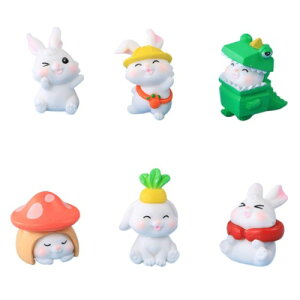 Voyyphixa �~�j�`���A ������ �����e�[�} �E�T�M �e �t�B�M���A �~�j�u�� 6��ރZ�b�g ���� �A�j�� ���� �}�C�N�����i �K�[�f�� ���蕨 ���i�u�� �~�͏��� �v���[���g �I�[�i�����g �~�j��i