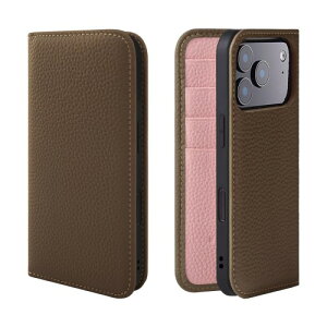 HANATORA for iPhone 17Pro �P�[�X �蒠�^ �{�v �X�}�z�P�[�X �X�}�z �X�^���h �R�[�h�z���_�[ �t�� �V�������N�J�[�t���U�[ �}�O�l�b�g�Ȃ� �g�[�v + �s���N PH-17Pro-Taupe-PK �M�t�g �a���� ���� �j�� 