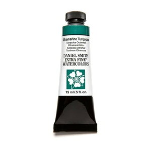 Daniel Smith �_�j�G���E�X�~�X ���ʊG�� 15ml�`���[�u (Ultramarine Turquoise) 284600105