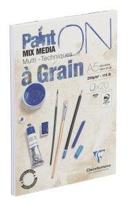 �N���[���t�H���e�[�k �y�C���g�I�� A3 �p�b�h with Grain 20�� 250g/m2 �~�b�N�X���f�B�A�y�[�p�[ PEFC�F�؎擾 �A�V�b�h�t���[ ISO9706� ���� ���� �p�X�e�� �A�N���� �C���N ���M Clairefontaine cf9750