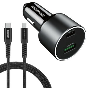 �A�h�e�b�N �J�[�`���[�W���[ 100W 5A�P�[�u�� 2m �t USB-C USB-A 2�|�[�g PD3.0 PPS �}���[�d �����[�d �ԍڏ[�d�� �V�K�[�\�P�b�g eMarker �P�[�u�� �Z�b�g USB Type-C Type-A �����[�d �m�[�g�p�\�R�� iPhone 