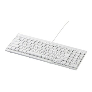 �o�b�t�@���[ �L�[�{�[�h �L�� USB�ڑ� �z���C�g BSKBU14WH