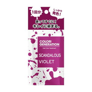 1�� ������ 20�O���� COLORR GENERATION(�J���[�W�F�l���[�V����) SCANDALOUS VIOLET(�X�L�����_���X �o�C�I���b�g) ��������Ɩڂ������Ԃ̓������o�C�I���b�g
