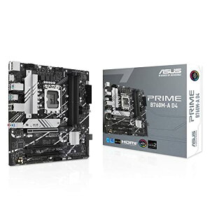 ASUS PRIME B760M-A D4 intel ��14�E13�E12���� CPU�Ή� LGA1700 B760 ���� DDR4 mATX �}�U�[�{�[�h/����